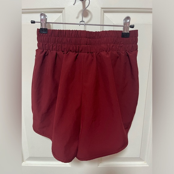 Red athletic shorts - Picture 2 of 5